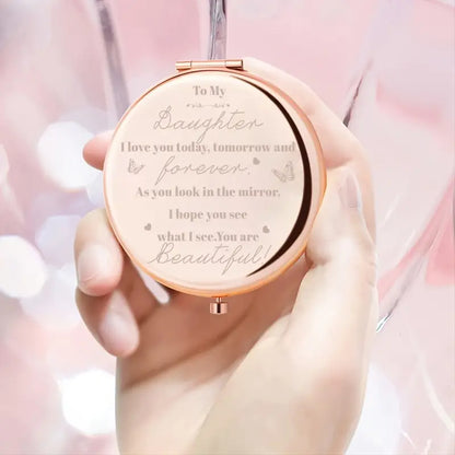 Gorgeous Rose Golden Makeup Mirror - Unique Gifts For Mom