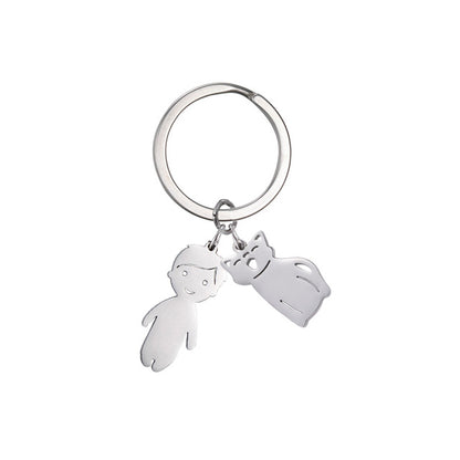 Custom Name Keychain: Personalized Gift for Family, Parents, and Pet Lovers