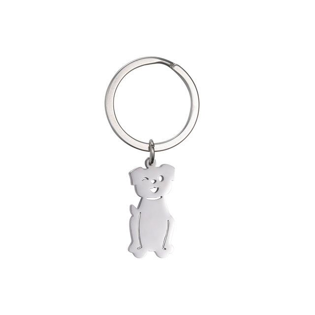 Custom Name Keychain: Personalized Gift for Family, Parents, and Pet Lovers