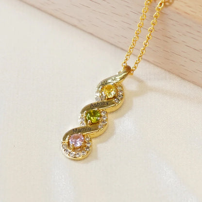 Personalized  Necklaces with Birthstones