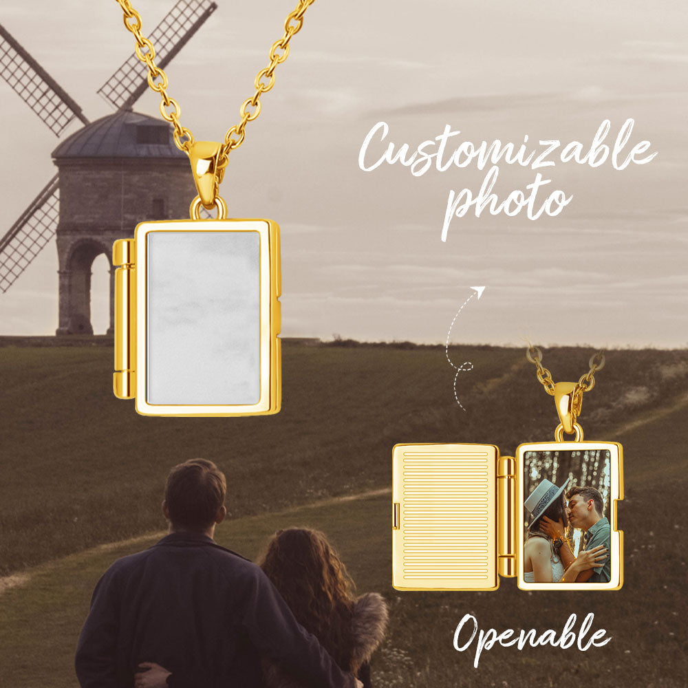 Album Pendant Necklace Personalized Photo