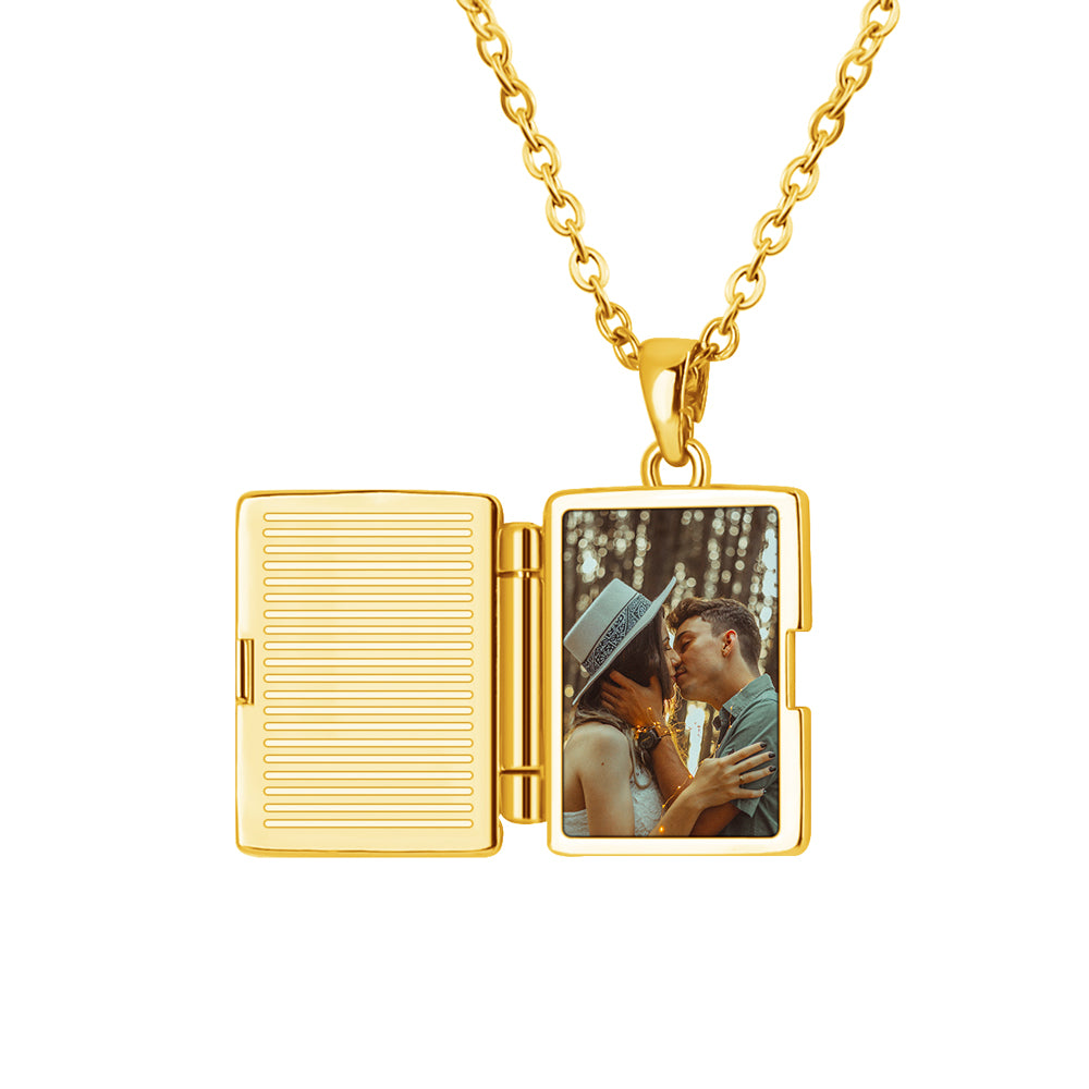 Album Pendant Necklace Personalized Photo