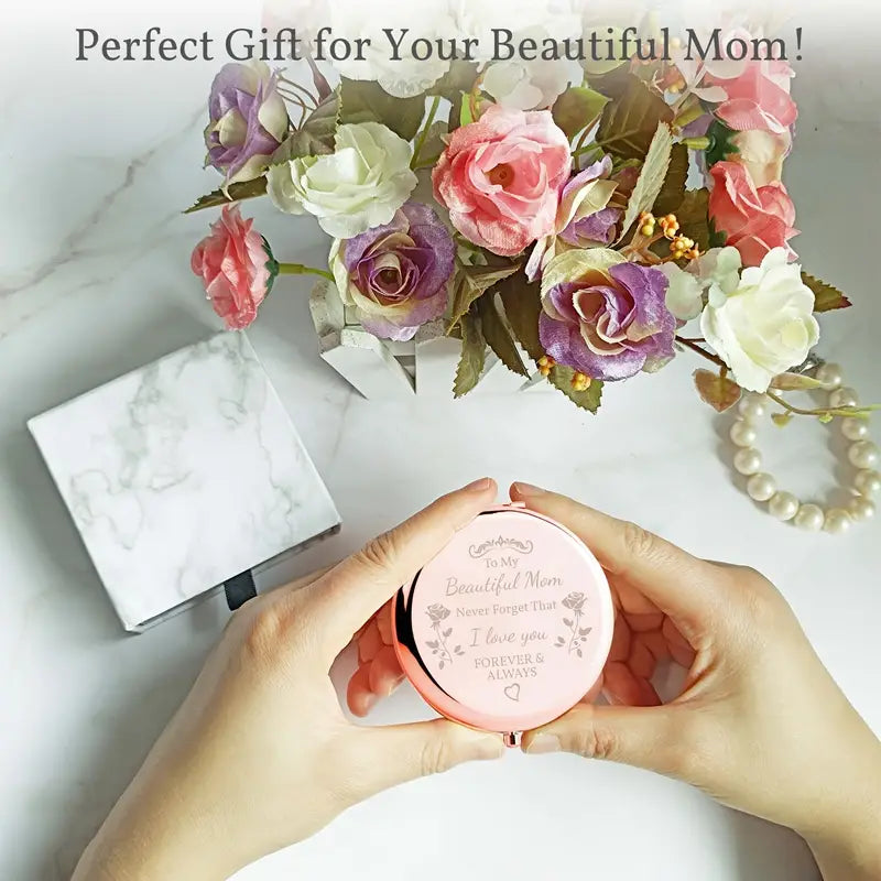 Gorgeous Rose Golden Makeup Mirror - Unique Gifts For Mom