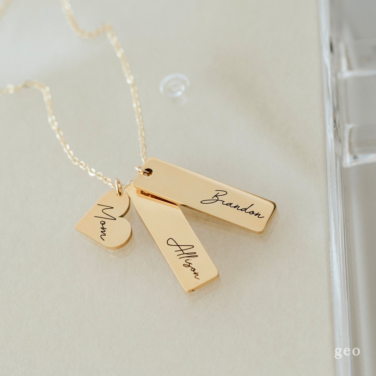 Custom Engraved Necklace - Personalized Gifts for Women