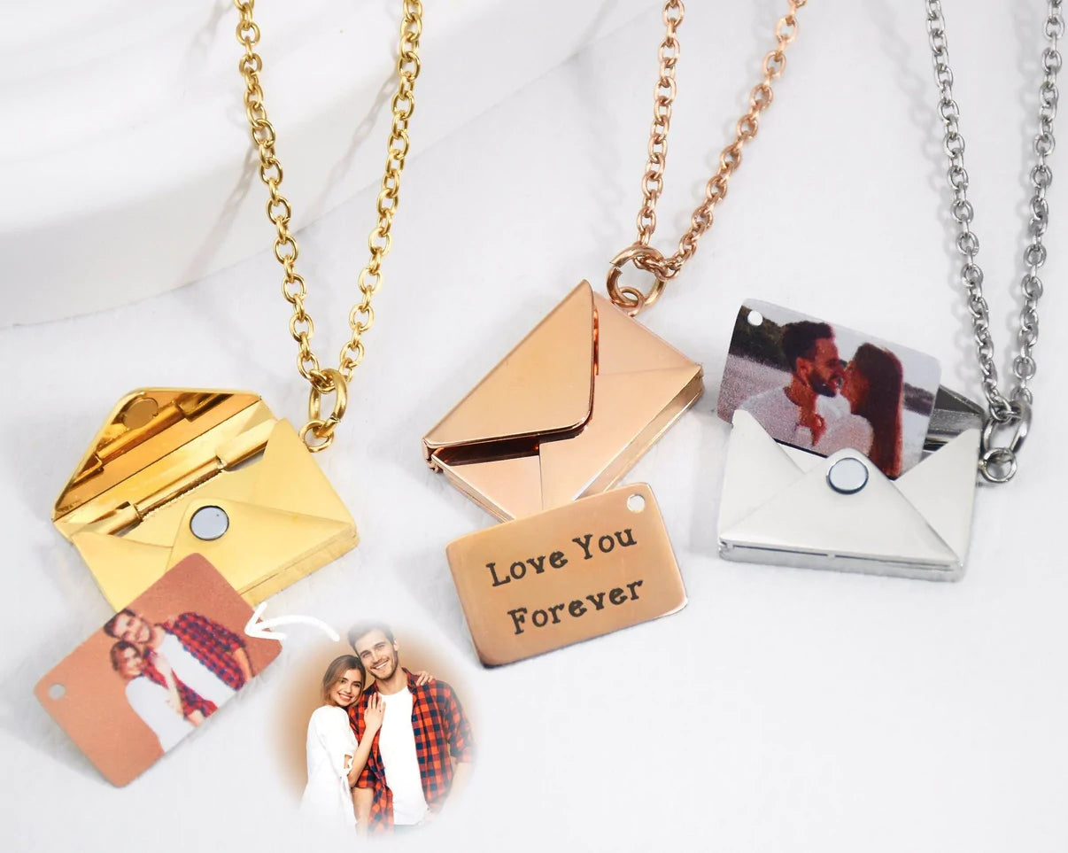 CusLuckGifts™  - PERSONALIZED LOVE LETTER NECKLACE