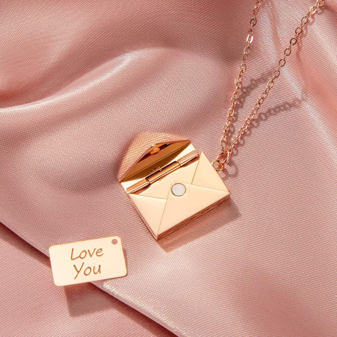 CusLuckGifts™  - PERSONALIZED LOVE LETTER NECKLACE