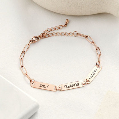 Multiple Name Bracelet for Friendship Couples